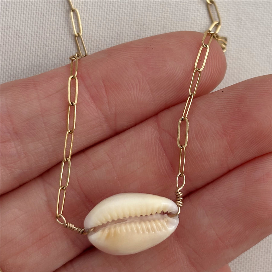cowrie necklace