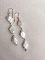 MARQUIS PEARL DROP EARRINGS