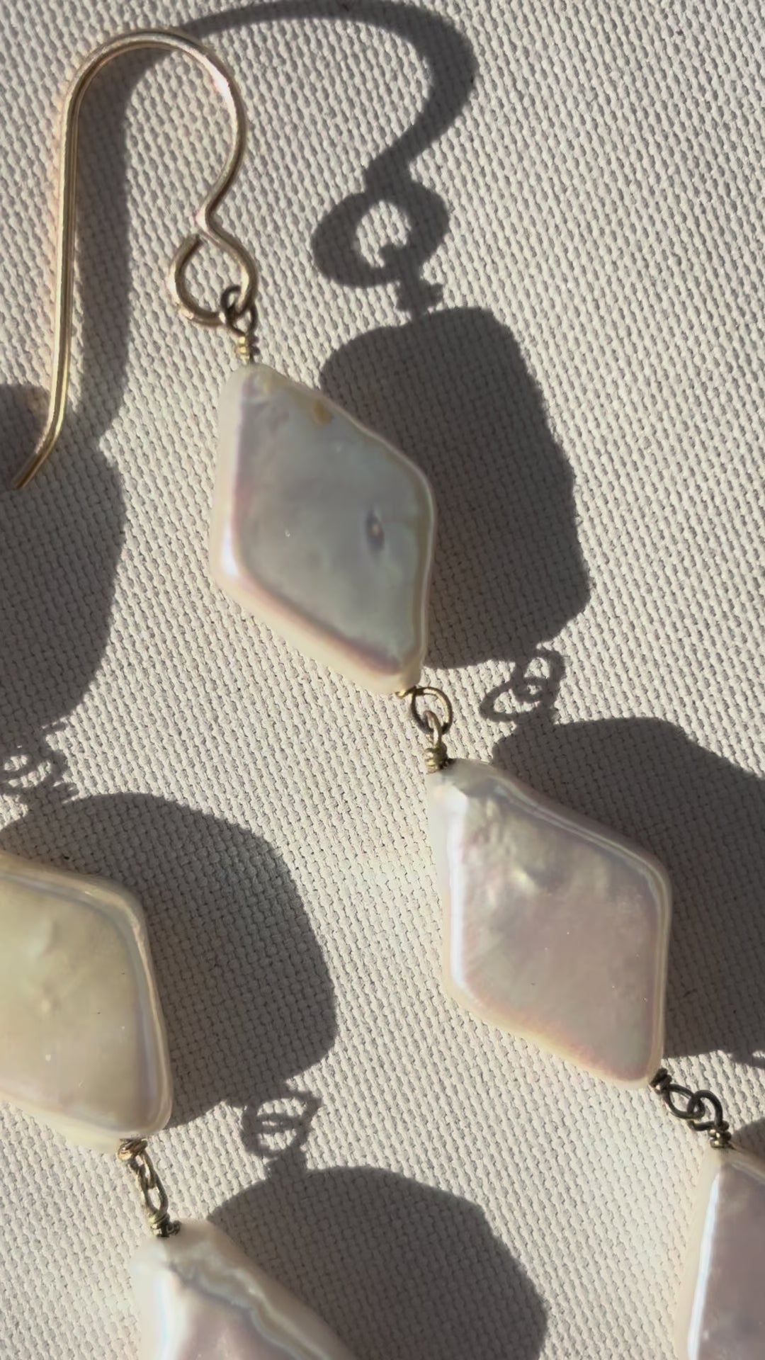 MARQUIS PEARL DROP EARRINGS