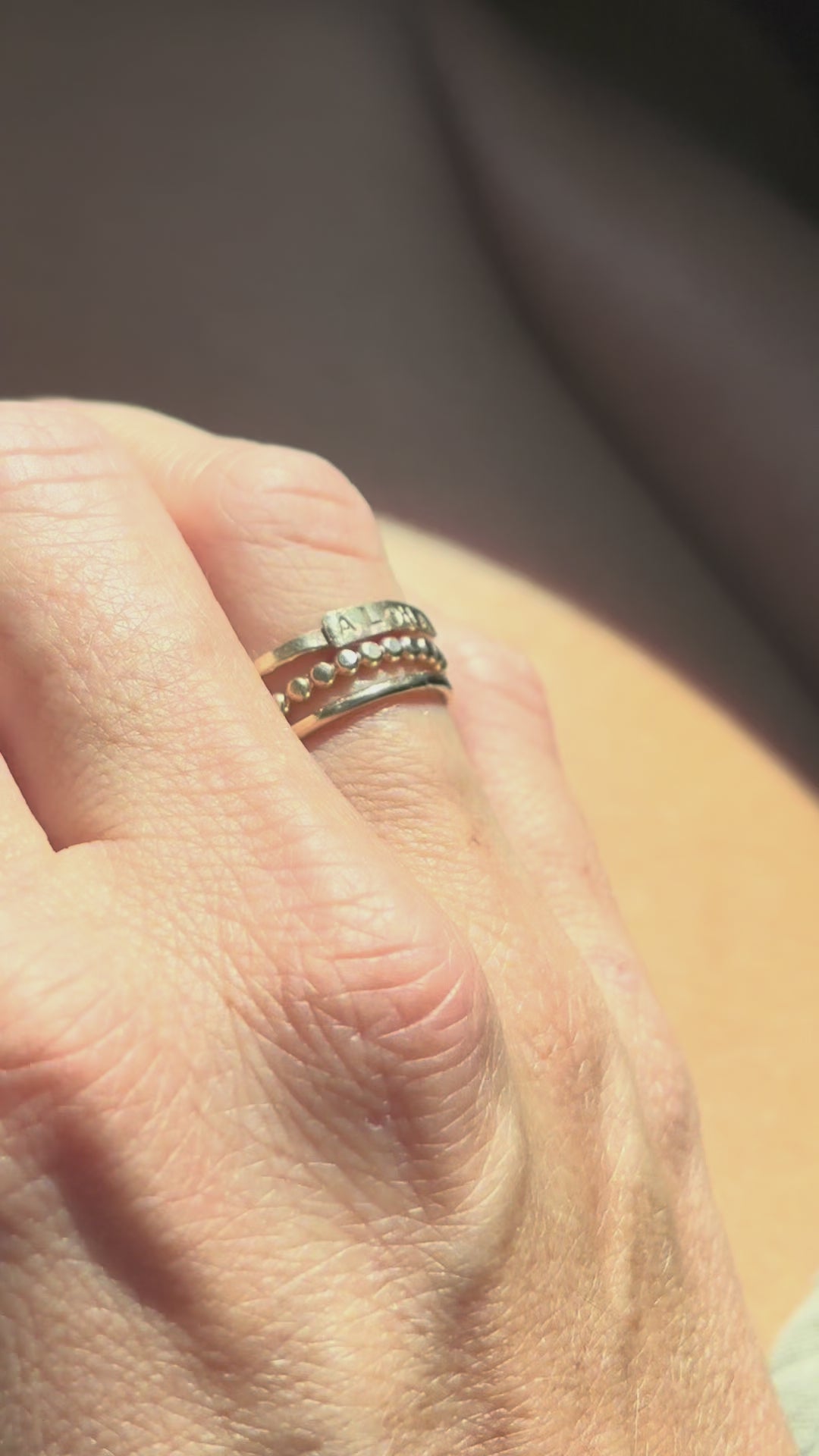 CUSTOM WORD RING